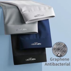 【NANJIREN】กางเกงบ็อกเซอร์บ็อกเซอร์ ผ้าเรยอน ระบายอากาศ แห้งเร็ว ไร้รอยต่อ สําหรับผู้ชาย