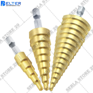 HS027 -Mata Bor Step Drill Pagoda Mata Bor Pagoda Step 3-12mm 4-20mm 4-32 mm