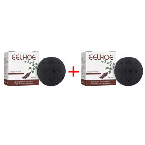 Eelhoe Organic Polygonum Solid Shampoo Hair Darkening Soap Bar Natural Ginger Shampoo Soap Anti Hair Loss Moisturizing Volumizing Correcting White to Black Shampoo Enhance Hair Roots Promote Hair Growth Restore Hair Color Soap Hair Care(100g)