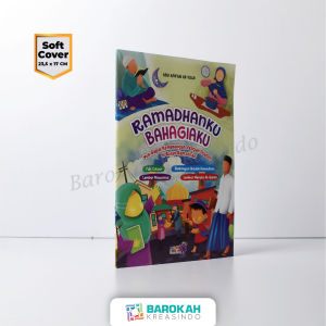 [ORI BERGAMBAR] Ramadhanku Bahagiaku Full Color Lembar Mewarnai (Media Sholih)