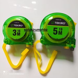 Meteran bening tekiro transparan transparant pilih panjang 3m 5m 7.5m 10m measuring tape 3 5 75 7.5 10 m