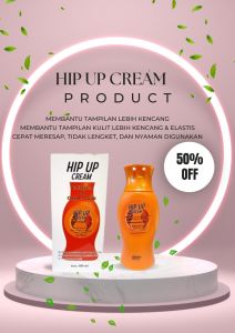 Hip Up Cream Pengencang Bokong dan Perut – Coffee & Chilli – 100ml Cream Pengencang Bokong & Perut – Hip Up Coffee Chili