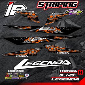 (cod) striping LEGENDA ASTREA - sticker striping variasi list honda LEGENDA ASTREA ip.S-09 design ipsticker