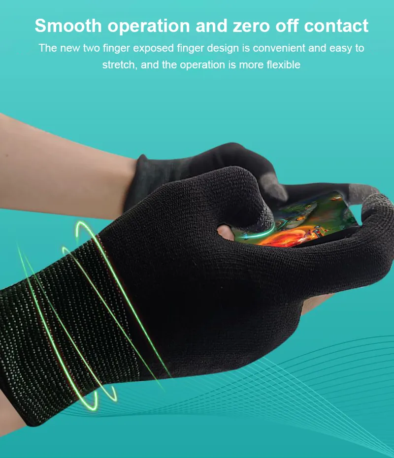 Duck store 2pcs Finger Thumb Sleeve Gloves Hand Cover Game