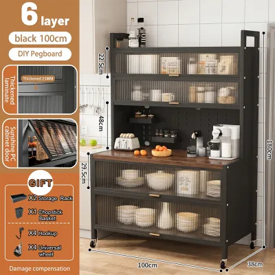 Hot Sale Steel Sideboard Cabinet Durable Kitchen Storage Cupboard