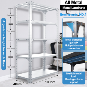 Shelves rack organizer Steel Rack Metal/Wood Shelf Book Shelves Kitchen Storage Stainless Steel Wooden shelves Supermarket shelves Warehouse shelving Multi-Purpose 3/4/5layer