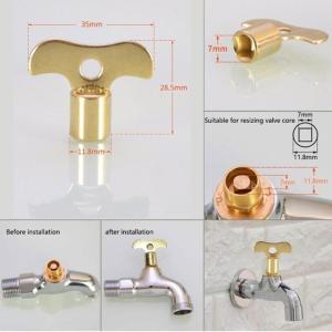Kitchen Faucet Keys for Ventilation Air Bathroom Radiator Plumbing Keys Tap Water Switches Handles for 3/4" Faucet