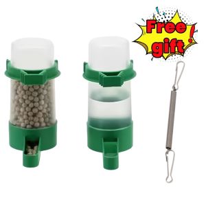 4 Pcs Birds Automatic drinking cups Birds cage Hanging feeders Drinking Bottle  Waterer L feeders