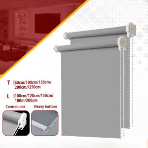 Roller Blind Blackout Tirai Gulung 100% Tirai Jendela Minimalis untuk Anti Jamur Privasi Anda