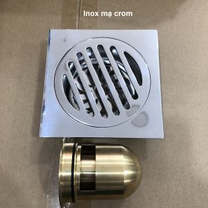 Phễu thoát sàn chống hôi bằng đồng 2 lớp chống hôi chống côn trùng tuyệt đối
