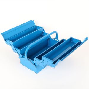 Three layer heavy steel tool box Large metal maximum storage tin tool box Professional multi-function three layer portable household electrical box Storage box