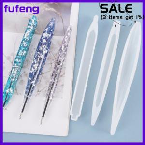fufeng 1pc Pen Holder Resin Mold Silicone Molds UV Epoxy Jewelry Making Tool