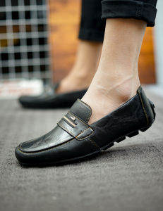 SEPATU KULIT PRIA DEWASA TERBARU MODEL SLIP ON SEMI FORMAL KONDANGAN KERJA KANTOR KASUAL KEREN LOAFERS MOCCASIN KEREN