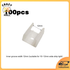 100pcs Klem Dudukan Lampu Neon Flexible Led 12v 220v  Lampu Selang Smd Braket Led Neon Flex