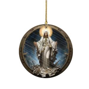 Multipurpose Acrylic Holiday Car Hanger Christmas Decoration For Door DIY Mood Display