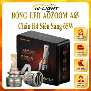 Bóng LED Aozoom A65 - Chân H4- 65W -Sáng Vượt Bậc - Tản Nhiệt Tối Ưu- Dễ Dàng Lắp Đặt
