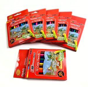 Harga (6Packs/72pcs ) Pensil Warna Ukuran 12cm SQUEEZY PW-SQ12S Non Toxic