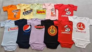 Haginbaby Food Theme Liquor Brand Baby Onesies Baby Clothes Monthly Milestone Romper