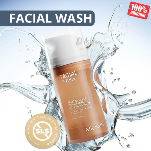 Facial Wash Yeast Extract Hyaluronate Soy Amino Acid MK Skin - El Ashfaa Boutique