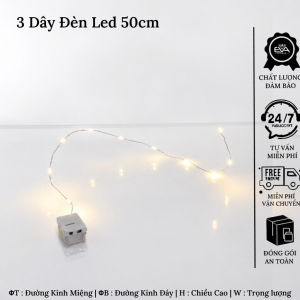 Combo 3 Lọ Thủy Tinh Loe - Tròn - SC Sọc Thắt Dây Bố Decor Trang Trí Cắm Hoa Thủy Sinh