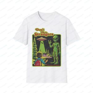 [Local Stock] VCC Funny Alien Retro UFO Graphic T Shirt Terror Panic Fear Design Printed T-shirt Casual Fashion Cotton Y2k Soft Man Women Tees