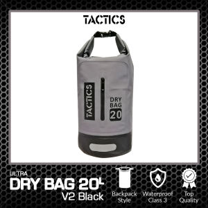 Tactics Ultra 20L Waterproof Sling Shoulder Bike Backpack Outdoor Travel Dry Bag 2.0 -Gray