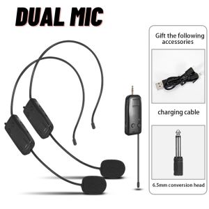 Headset Wireless Microphone Headset Mic Head Microphone Wireless Microphone UHF Voice Amplifier