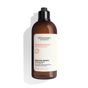 LOccitane Intensive Repair Shampoo 300ml Damaged Hair Care Silicone Free Angelica Oil Plant Protein Dry Hair