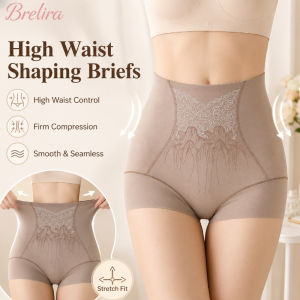 『Brelira』High Waist Slimming Shapewear Seamless Tummy Control Panties Lightweight Invisible Body Shaper Hip Lifter Everyday Use