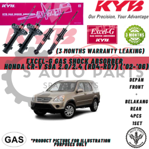 HONDA CRV CR-V S9A 2.0/2.4 (FRONT OR REAR) 100% KAYABA EXCEL-G GAS SHOCK ABSORBER