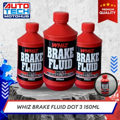 WHIZ BRAKE FLUID DOT 3 150ML Motor Car - Autotech