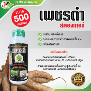 (500มิลลิลิตร) เพชรดำ ตรา สตองเกอร์ น้ำยาแช่ท่อนมันสำปะหลัง ยาเร่งราก เพิ่มการแตกราก ป้องกันเพลี้ย