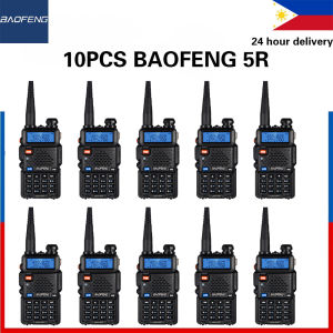 10PCS BaoFeng UV-5R Walkie Talkie  Dual Band 136-174MHz  / 400-520MHz UV5R 10KM 128CH VOX Flashlight FM Transceiver for Ham Radio Two way radio