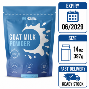 Pet Holistic Goat Milk Powder 397g  Goat Milk for Dogs & Cats  Puppy Kitten Milk Supplement  Easy Digest  Pet Milk