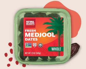 Bard Vally Natural Delights Organic Medjool Dates (454g)