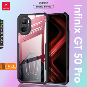 Xundd [ORIGINAL] Beatle Clear Hybrid Shock Proof Armor Case for Infinix GT 50 Pro