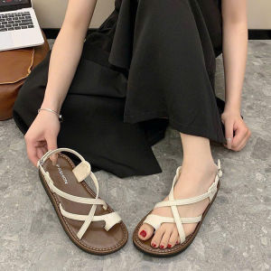 Dép sandal nữ xỏ ngón dây chéo Zumi phong cách hàn quốc