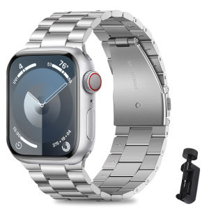 สายเหล็กสแตนเลสสำหรับนาฬิกา Apple สาย Ultra2นาฬิกาข้อมืออัลตร้าซีรีส์9 8 7 SE2 SE 6 5 4 3 2 1ขนาด41มม. 40มม. 38มม. 44มม. 42มม. 41มม. 40มม.