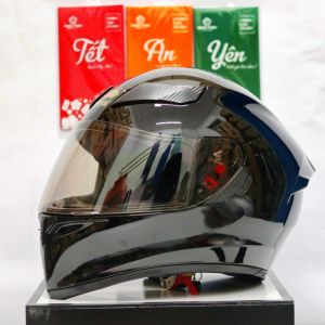 Mũ Bảo Hiểm Fullface ROYAL M138 Siêu Phẩm Đen Bóng/Tặng Kèm Túi Chống Trầy