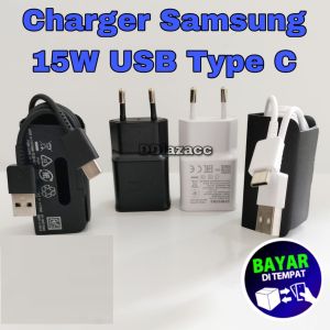 Charger Casan Cas Untuk SS Galaxy A50 A50S A51 15W TYPE C FAST CHARGING