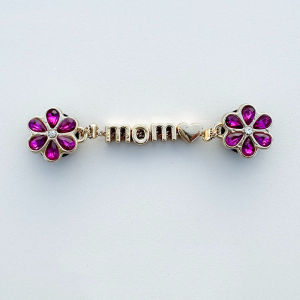 Metal shoes charm cross charms Shoe Buckle Hole Shoe Accessories Texture metal Pearl Chain Fashion Shoes Accessories