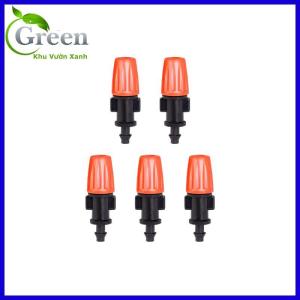 Combo 5 cái béc phun sương đơn cam nối đuôi 6mm