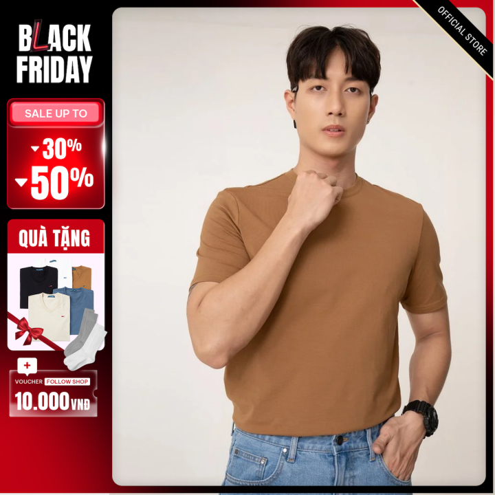 Áo thun BASIC cổ tròn form BODY BEN & TOD 032 vải cotton, trẻ trung ...