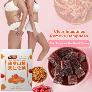 GiiMall Non-Red Bean Soft Candy with Yiyiren and Mountain Orange Peel