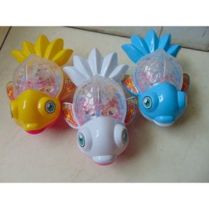 Toys - Mainan Anak Ikan Koi Tarik Berjalan Dan Lampu LT 104