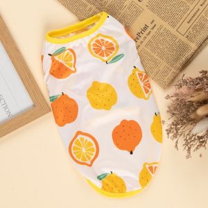 Baju Kucing dan Baju Anjing  Motif buah Tropikal Lucu - Kaos / Baju Kucing Murah