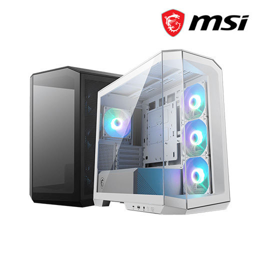 MSI MAG PANO M100R PZ PC Case Micro ATX Tower 270 Degree