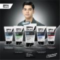Biore Men Scrub Facial Wash | Netto 100gr & 40gr | Facial Wash Scrub Pria. 