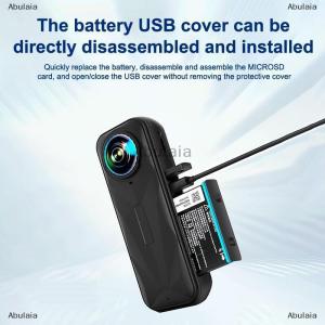 [COD] Abulaia Silicone Protective Case For Insta360 X5 Action Camera Dropproof Dustproof Body Lens Protector Cover For Insta360X5 With Lanyard