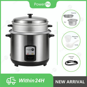 POWERPH 1.8L 4L 6L Multi-Functional Rice Cooker Effortless Durable Fast Cooking With Dual Function